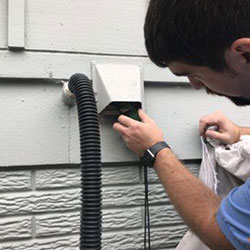 dryer vent open